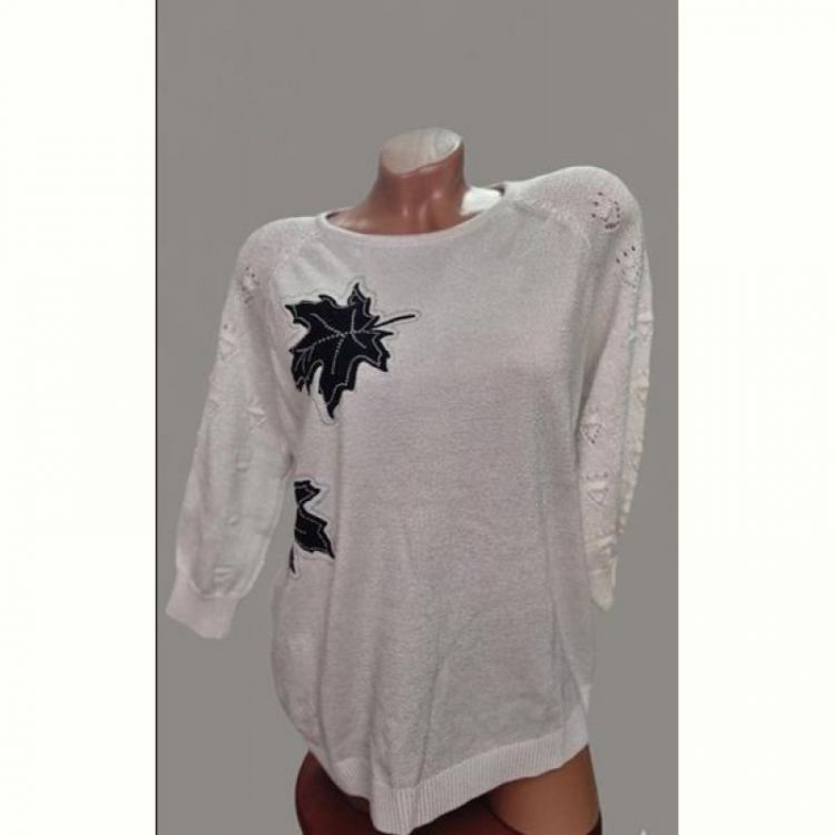 Купить Свитер Julia JL1024 white на obuv-plus.com.ua