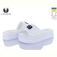 Купить Шлепанцы Alex Bens 10570-06 білий на obuv-plus.com.ua
