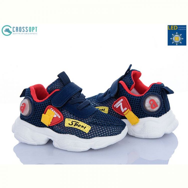 Купить Кроссовки Apawwa NC106-1 navy LED на obuv-plus.com.ua