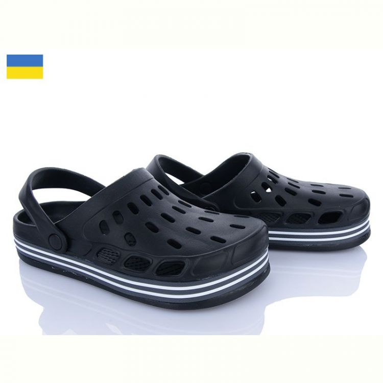 Купить Кроксы Golden Lion 251 чорний на obuv-plus.com.ua