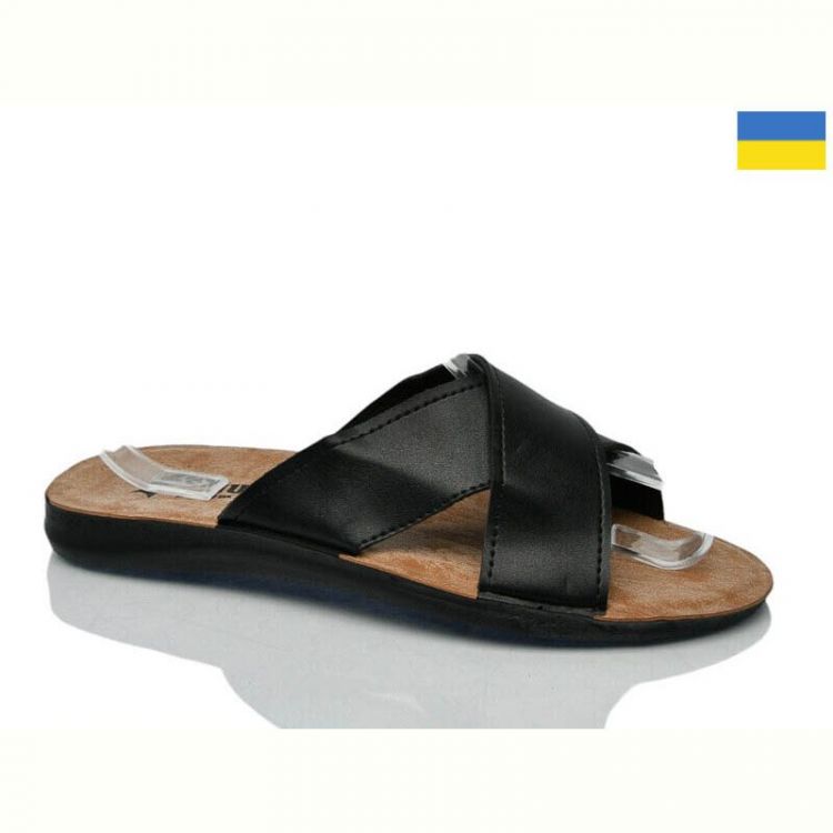Купить Шлепанцы Demur MK26-2-2323 чорний на obuv-plus.com.ua