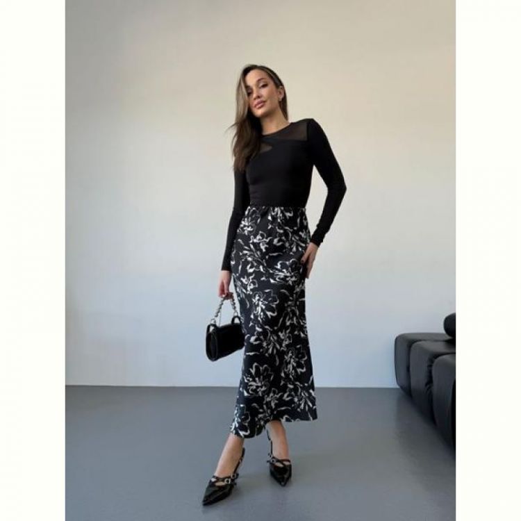Купить Юбка Arina 8066-2 black на obuv-plus.com.ua