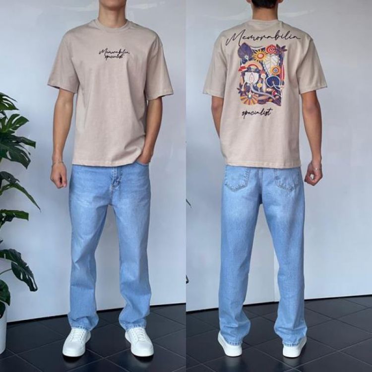 Купить Футболка i8denim 2176 beige на obuv-plus.com.ua
