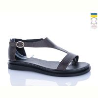 Купить Босоножки Garti 922 коричневий шк. на obuv-plus.com.ua