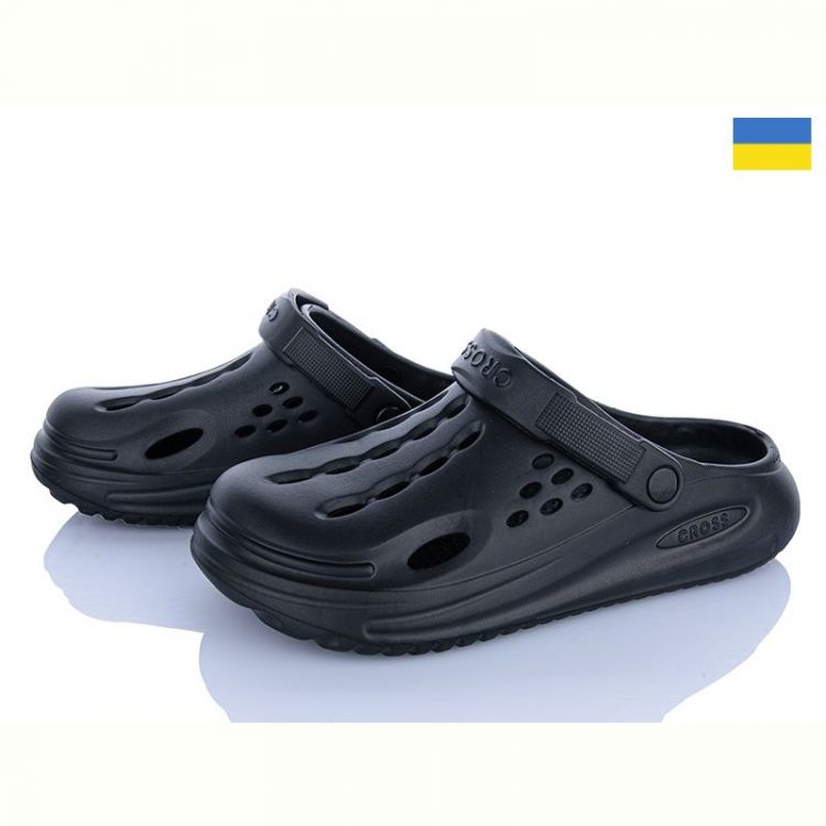 Купить Кроксы Cross Cross 026 чорний на obuv-plus.com.ua