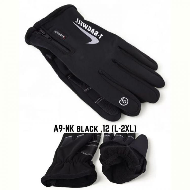 Купить Перчатки Descarrilado A9NK black на obuv-plus.com.ua