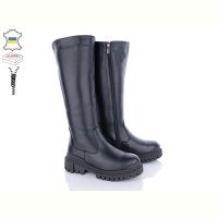 Купить Сапоги Mona Liza 703 чорний на obuv-plus.com.ua