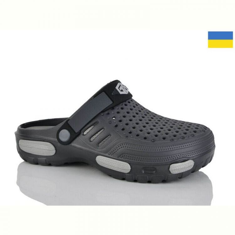Купить Кроксы Malibu 6-118 графіт на obuv-plus.com.ua