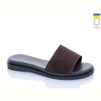 Купить Шлепанцы Garti 97 коричневий замш на obuv-plus.com.ua
