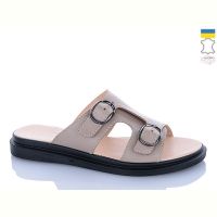 Купить Шлепанцы Sali 112 капучино к чор-п. на obuv-plus.com.ua
