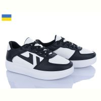 Купить Кроссовки Lvovbaza B&R 115 чор-білий на obuv-plus.com.ua