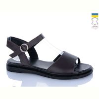 Купить Босоножки Sali 508 коричневий к чор-п. на obuv-plus.com.ua
