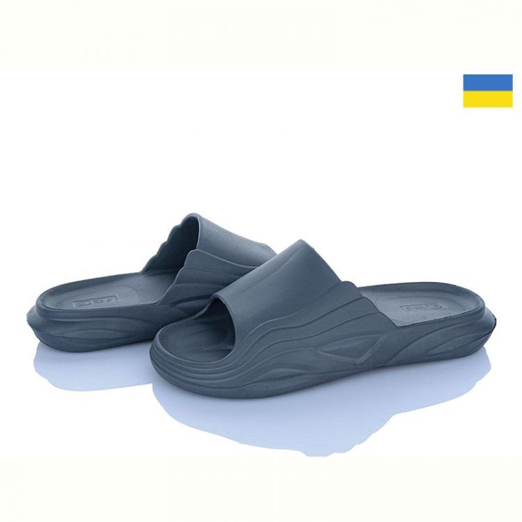 Купить Шлепанцы Ds DS П38 графіт на obuv-plus.com.ua