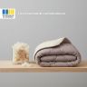 Купить Одеяло шерстяное Woolly 200х220 см IDEIA 400 гр/м2 зимнее, теплое, натуральное, овечья шерсть на obuv-plus.com.ua