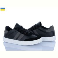 Купить Кроссовки Lvovbaza B&R 603 чорний-сірий на obuv-plus.com.ua
