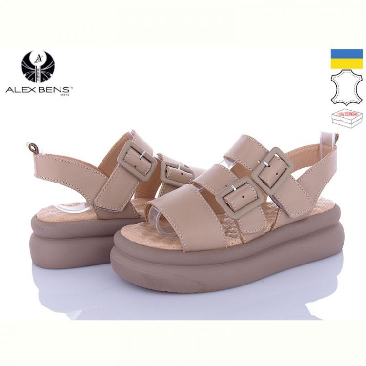 Купить Босоножки Alex Bens 1052-505 бежевий на obuv-plus.com.ua