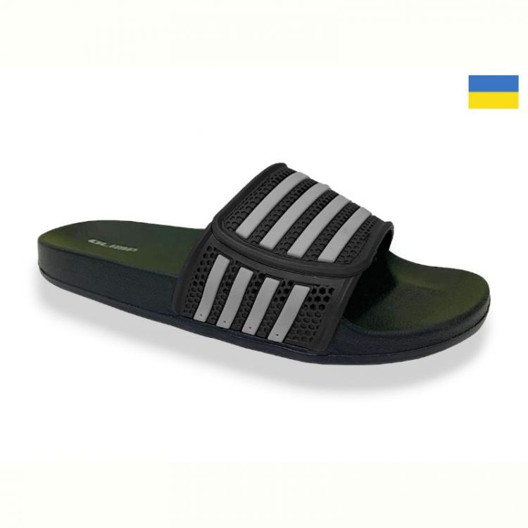 Купить Шлепанцы Олимп M235 чорний на obuv-plus.com.ua