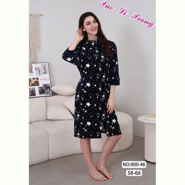 Купить Халат Fili Wear 900-46 black на obuv-plus.com.ua