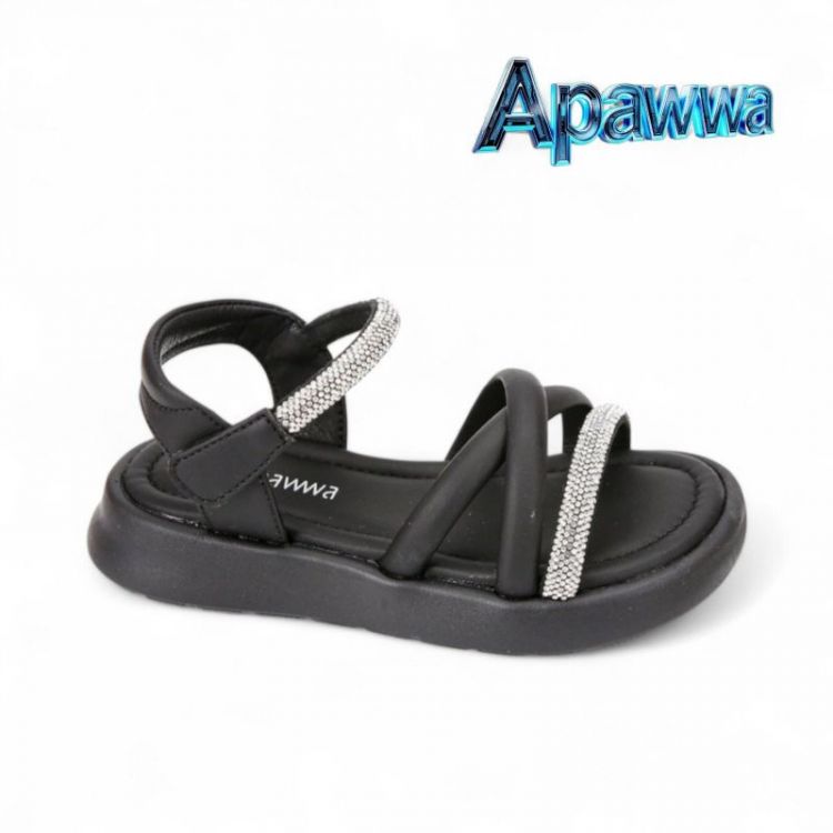 Купить Босоножки Apawwa ApM-ABX0984 black на obuv-plus.com.ua