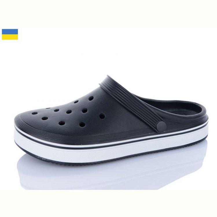 Купить Кроксы Verta 5001 чорний на obuv-plus.com.ua