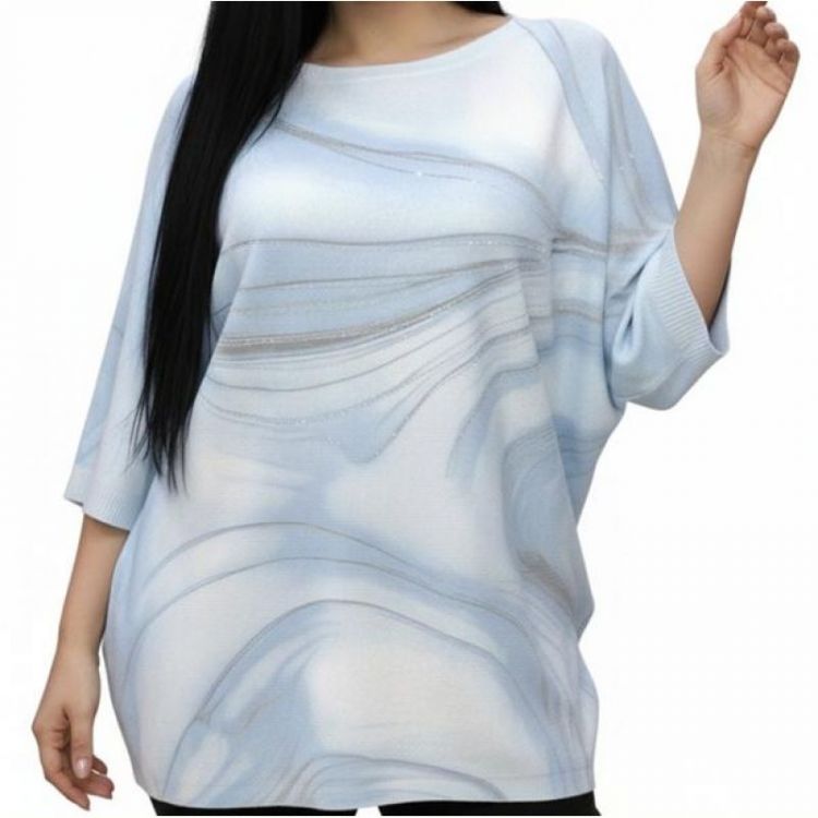 Купить Свитер Elena&Vika 26125 l.blue на obuv-plus.com.ua