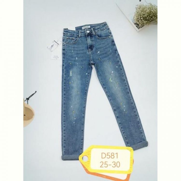 Купить Джинсы NewJeans D581 blue на obuv-plus.com.ua