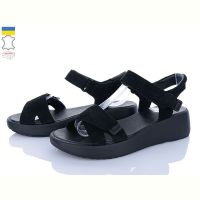 Купить Босоножки A.N.I.One 4075-25 чорний замш на obuv-plus.com.ua