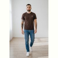 Купить Футболка Sport style 01-4 brown на obuv-plus.com.ua