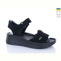 Купить Босоножки Sali 261 чорний з чор-п. на obuv-plus.com.ua