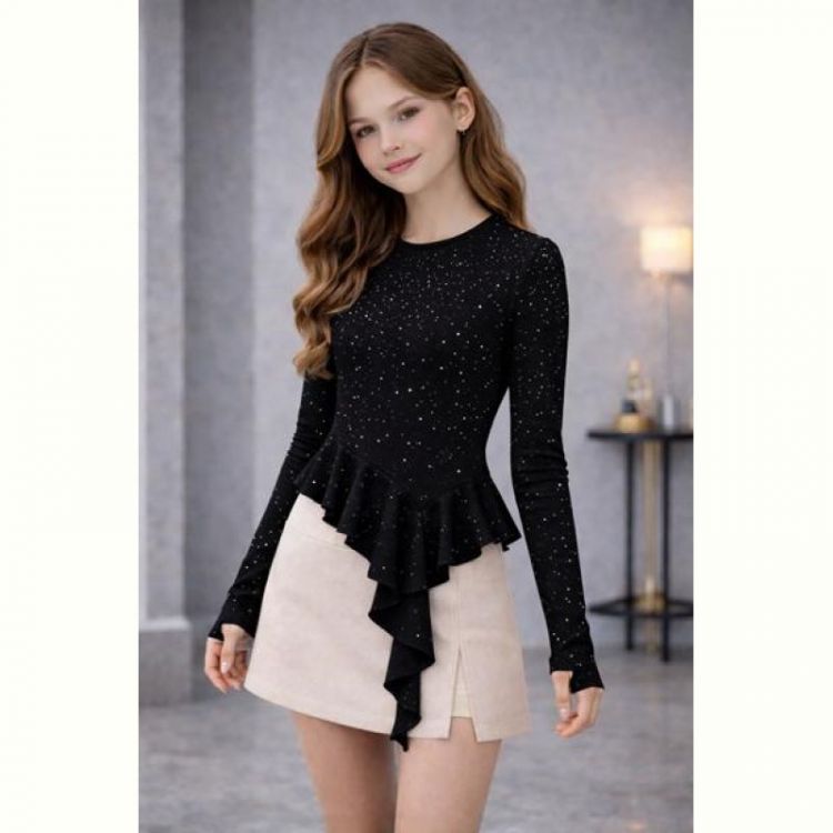 Купить Свитер Karolina KR547 black на obuv-plus.com.ua