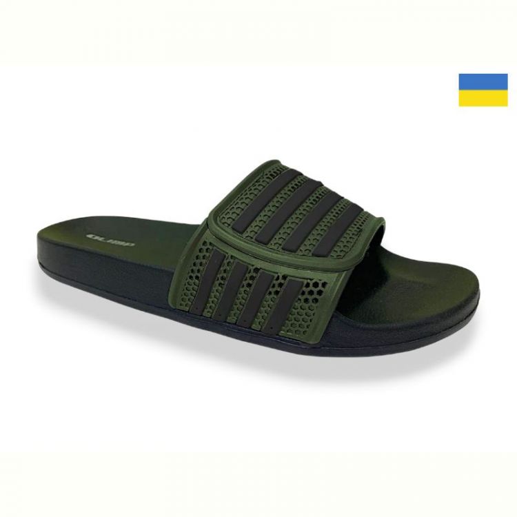 Купить Шлепанцы Олимп M235 хакі на obuv-plus.com.ua