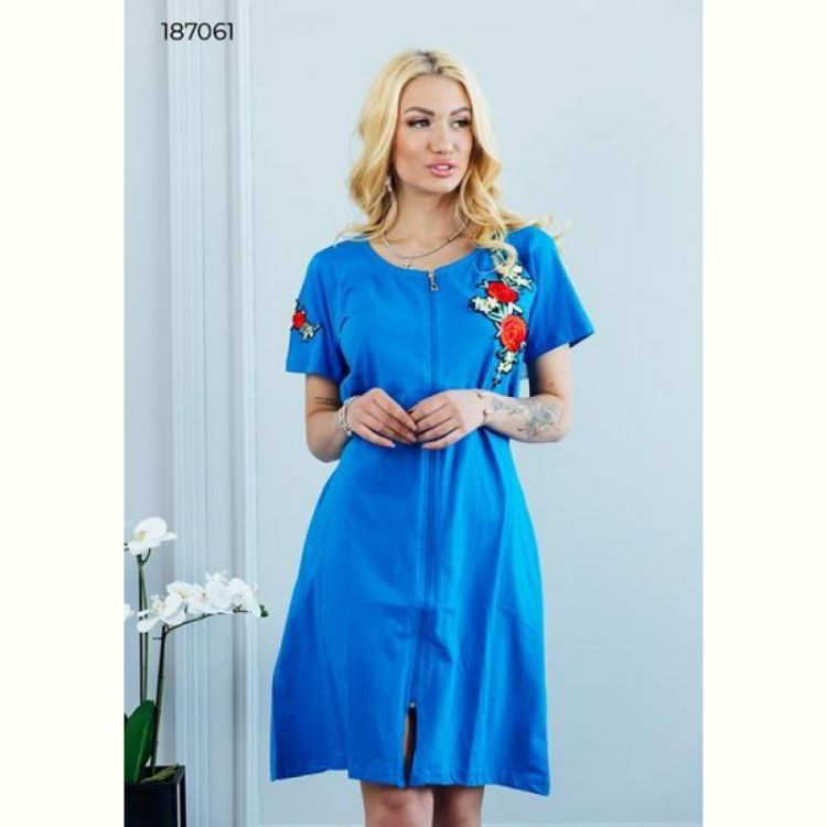 Купить Халат Vehuiah 187061 blue на obuv-plus.com.ua