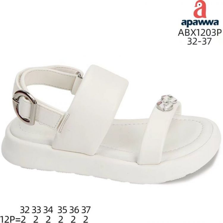 Купить Босоножки Apawwa AM-ABX1203 white на obuv-plus.com.ua