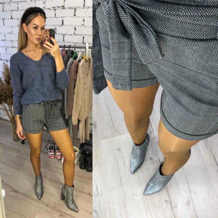 Купить Шорты Valentina 5 grey на obuv-plus.com.ua
