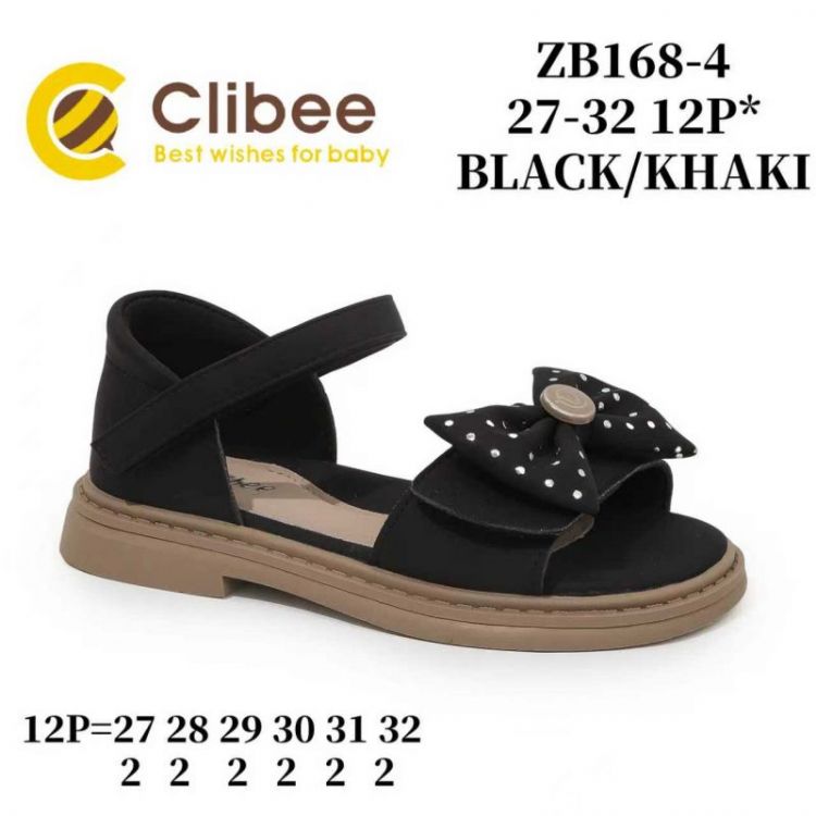 Купить Босоножки Clibee Apc-ZB168-4 Black-khaki на obuv-plus.com.ua