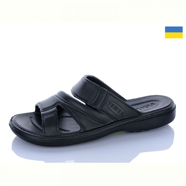 Купить Шлепанцы Verta B12 чорний на obuv-plus.com.ua