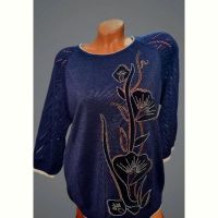 Купить Свитер Julia JL1028 navy на obuv-plus.com.ua