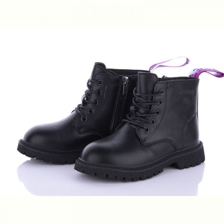 Купить Ботинки Angel Y90-0279B black-purple на obuv-plus.com.ua