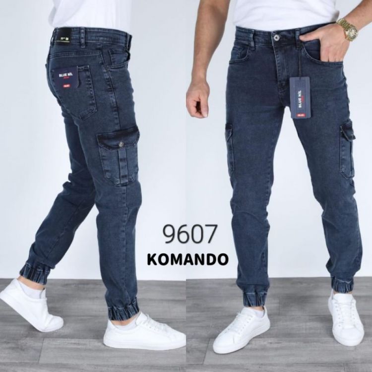 Купить Джоггеры God Baron 9607 blue на obuv-plus.com.ua