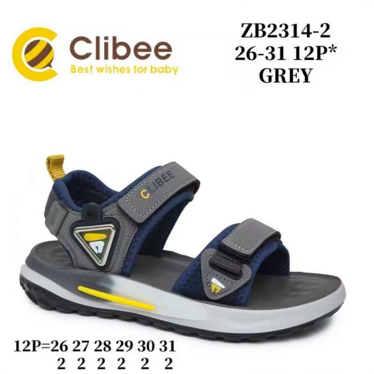 Купить Босоножки Clibee ApM-ZB2314-2 grey на obuv-plus.com.ua