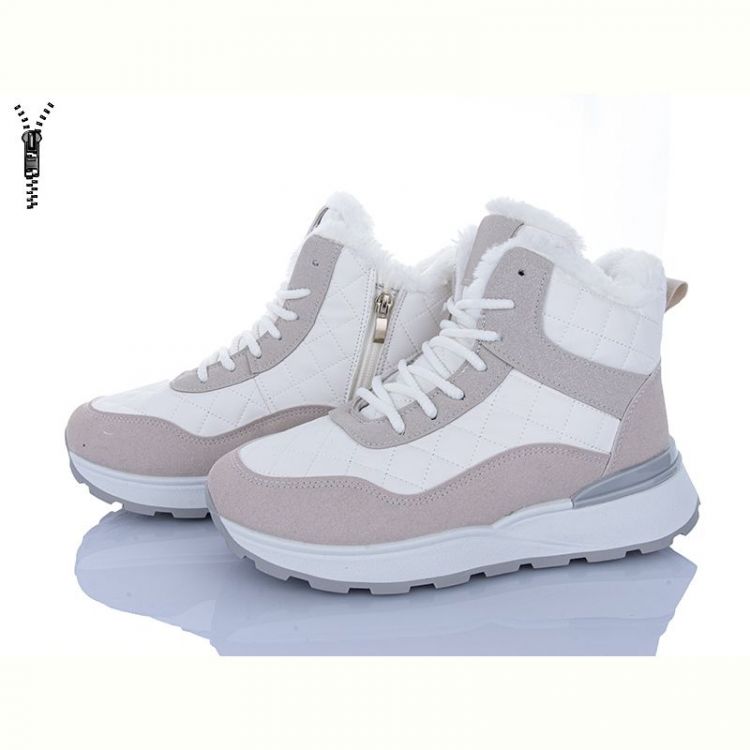Купить Ботинки Baolikang 8711 white-grey на obuv-plus.com.ua