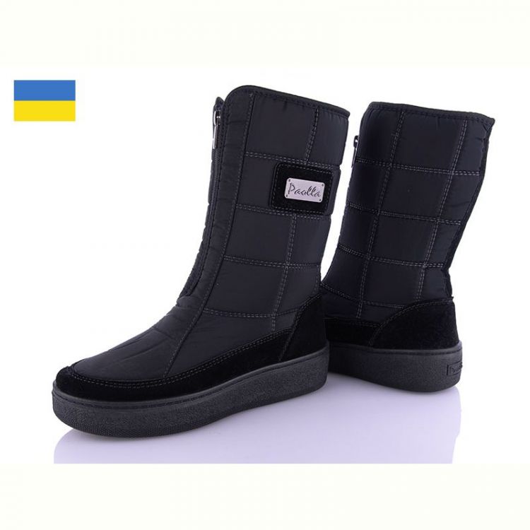 Купить Дутики Lvovbaza Paolla 228 черн на obuv-plus.com.ua