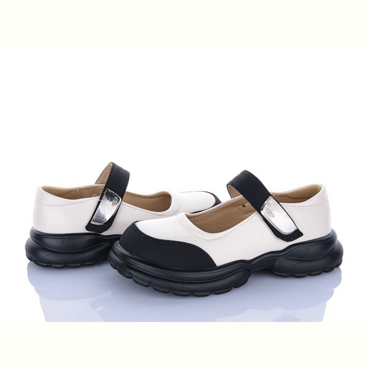 Купить Туфли Clibee AD621 beige-black на obuv-plus.com.ua