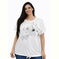 Купить Футболка Elena&Vika 26013 white на obuv-plus.com.ua