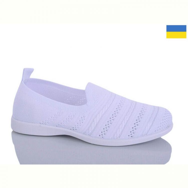 Купить Слипоны Demur 6710 білий на obuv-plus.com.ua