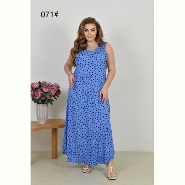 Купить Сарафан Romeo life 071 l.blue на obuv-plus.com.ua