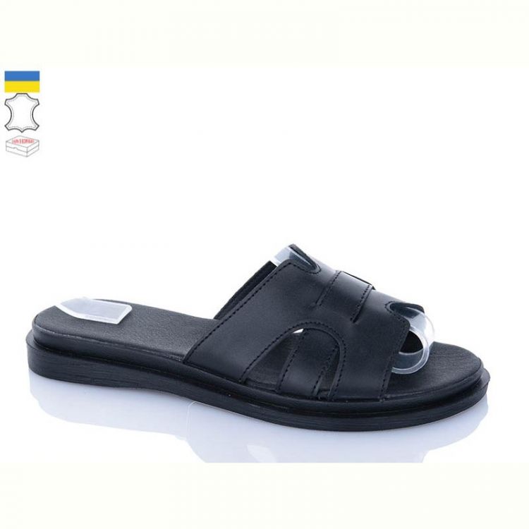 Купить Шлепанцы Sali 301 чорний к чор-п. на obuv-plus.com.ua