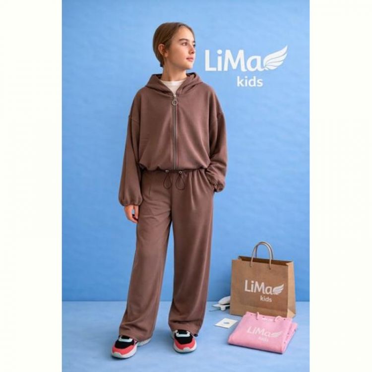 Купить Костюм спорт LiMa kids 2604 brown на obuv-plus.com.ua