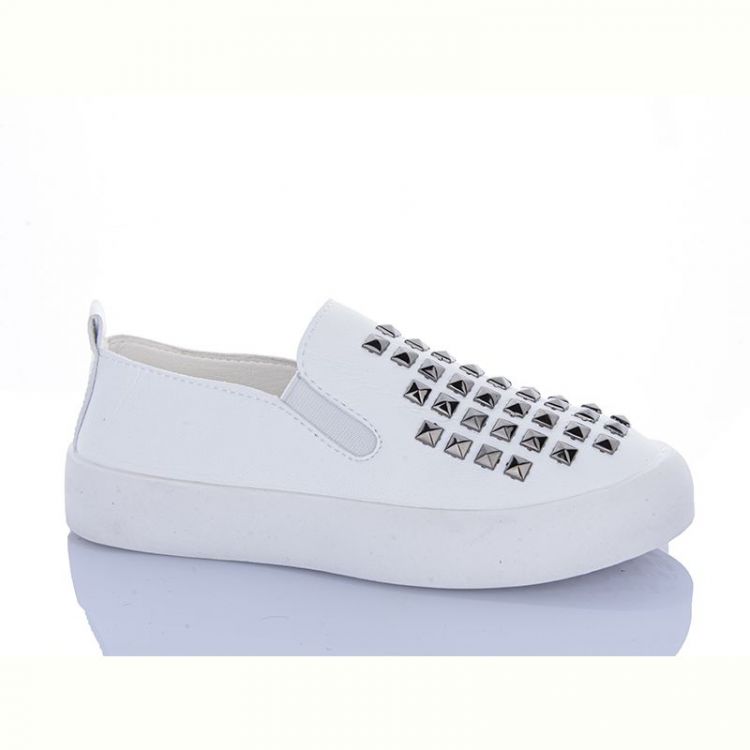 Купить Слипоны JIBUKANG 02-728 white на obuv-plus.com.ua