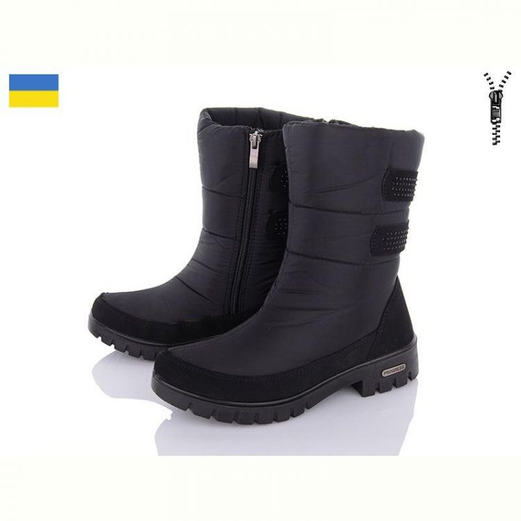 Купить Дутики Paolla 3410 чорний на obuv-plus.com.ua